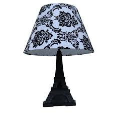 Check out our lamp eiffel tower selection for the very best in unique or custom, handmade pieces from our table lamps shops. Simple Designs 16 In Black Eiffel Tower Table Lamp With Damask Printed Fabric Shade Lt3010 Dsk The Home Depot