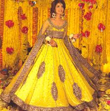 Image result for mehndi dresses
