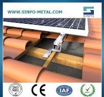 Solar Tile Roof Solar Panel Mounting Brackets Aluminum Solar Panel Frame  Solar System Mounting Kits
