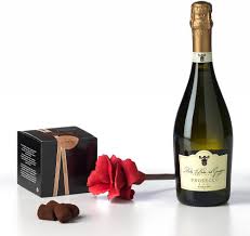 Flower delivery london and uk by flower station. Prosecco Chocolate Flower And Truffles Free Uk Delivery Amazon Co Uk Beer Wine Spirits