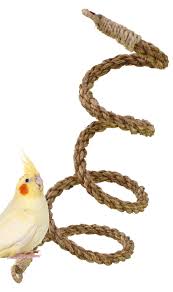 02064 Small Abaca Rope Boing Bird Toys Large Bird Cages Bonka Bird Toys