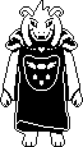 Pixel art undertale asriel, hd png download, transparent png. Editing Asriel Dreemurr Base Free Online Pixel Art Drawing Tool Pixilart
