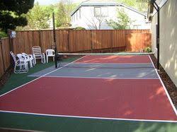 Building A Backyard Multi Sport Game Court Tennis Court Backyard Basketball Court Backyard Backyard Sports