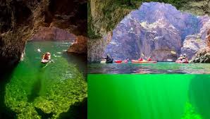 Get up close and personal with an aquatic wonderland without ever leaving your boat. Go On An Epic Kayaking Tour Through An Emerald Cave In Arizona