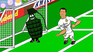 Cristiano ronaldo scored five for madrid as they romped to victory over granada in la liga. Ronaldo Five Goals Real Madrid Vs Granada 9 1 Cartoon 5 4 15 Highlights Video Dailymotion