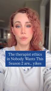 Morgan dating her therapist in Nobody Wants This season 2