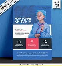 Free Home Health Care Service Flyer Psd Template Home Health Care Health Care Services Home Health