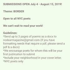 Tv/radio personality who educates his audience on entrepreneurship, productivity, and leadership. No Dear Magazine On Twitter Nyc Poets Submissions Are Open Through August 15th