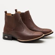 Bota Masculina Country Texana 2151 Crase Horse - Café