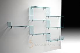 Cam Raf Tasiyicilar Raf Ev Dekoru Dekor