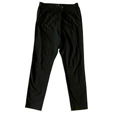 Trousers Filippa K Black Size M International In Viscose