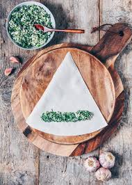 How To Fold Yufka Pastry To Make Borek With Spinach And Feta Pastry Rolls With Tomato Filling And Dip Borek Recipe Spinach Rolls Turkish Borek