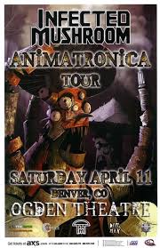 Infected Mushroom Denver 2015 Infected Mushroom Concert Posters Gig Posters