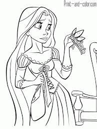 Rapunzel Coloring Pages Print And Color Com Rapunzel Coloring Pages Disney Coloring Pages Princess Coloring Pages
