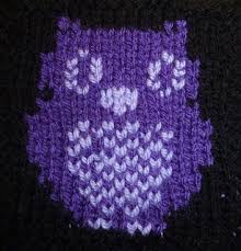 ravelry owl knitting chart pattern by agnes barton