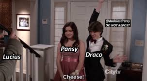 Lucius Taking Draco And Pansy'S Pictures Before Yule Ball, 1994: (Needless  To Say, Maybe They Should Have Known) – @Daddiesdrarryy On Tumblr