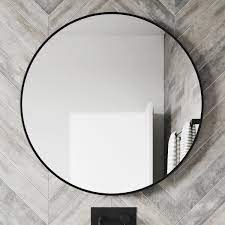 It may be a great choice for your house if you prefer to bring inunique textures and radiant light. Mollie Black Framed Round Bathroom Mirror 800mm Bathroom Mountain