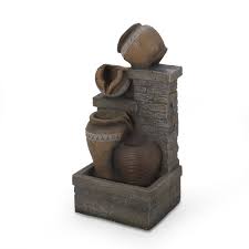 Check spelling or type a new query. Outdoor 3 Tier Jar Fountain Nh420413 Noble House Furniture