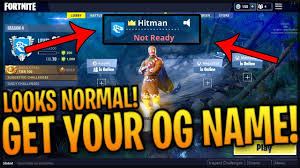 Avoid the word 'epic' in your username. Og Usernames Fortnite Og Fortnite Names Not Taken 2020