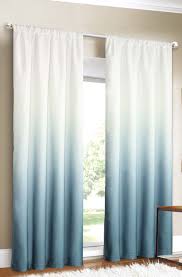 Black White And Blue Curtains Dainty Home Shades Curtain Panel Set Of 2 Ombre Curtains Panel Curtains Curtains
