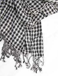 Black And White Checkered Scarf Black White Checkered Scarf Tartan Scarf Black White Plaid Checkered Scarf Tartan Scarf Black And White Scarf