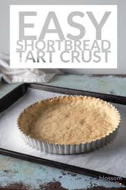 Easy Shortbread Tart Crust This Press In The Pan Shortbread Crust Is Crisp Buttery Tender And Pretty M Christmas Tarts Recipe Easy Tart Recipes Tart Baking