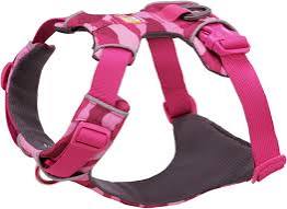 Ruffwear Front Range padded everyday dog harness with adjustable straps and leash attachment points