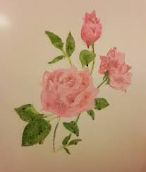 Personalised Wooden Toy Box Custom Designed Hand Painted Hand Painted Rose Detail