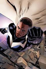 Next year, marvel studios will release black panther and it will be heralded by many as the first black superhero film. Blue Marvel Is The First Black Superhero In The Marvel Universe By Reginald Mckie The Brothers Medium