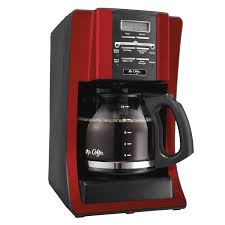 Fill the carafe with fresh cold water to the desired level. Mr Coffee Advanced Brew 12 Cup Programmable Red Coffee Maker Walmart Com Walmart Com