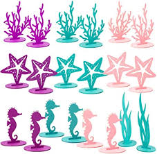 Mermaid centerpieces, little mermaid centerpiece, mermaid birthday, mermaid party, ariel birthday, ariel party, the little mermaid birthday dellaevents 4.5 out of 5 stars (2,952) $ 5.00. Amazon Com 20pcs Mermaid Party Decoration Diy Felt Table Centerpiece Under The Sea Baby Shower Little Mermaid Girl Birthday Party Supplies Sunbeauty Health Personal Care