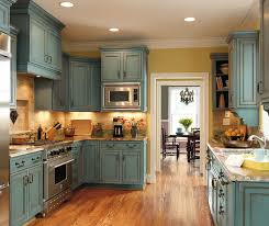 Knotty alder wood cabinets are ideal for rustic kitchens or even industrial style kitchens. Turquoise Kitchen Cabinets Decora Cabinetry
