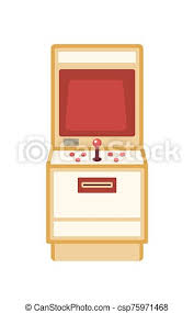 You can also upload and share your favorite gaming backgrounds. Retro Game Machine Flat Vector Illustration Vintage Arcade Cabinet With Buttons Isolated On White Background Amusement Canstock