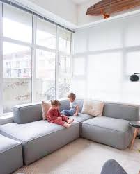 Solae Hush Gray Right Arm Modular Sofa In 2020 Sofas For Small Spaces Couches For Small Spaces Modular Sofa