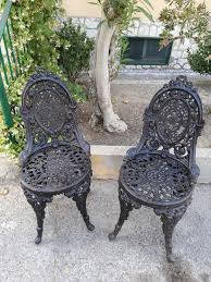 Check out our iron garden chairs selection for the very best in unique or custom, handmade pieces from our patio furniture shops. Garden Chairs 2 Iron Cast First Half 20th Century Catawiki