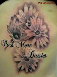 Black And White Daisy Tattoo Sleeve Love It Reminds Me Of My Mom Ms Daisy White Daisy Tattoo Daisy Tattoo Designs Daisy Tattoo