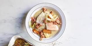 Blanquette De Poissons Aux Crevettes Grises Recette En 2020 Blanquette De Poisson Recette Blanquette Crevettes Grises