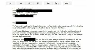 Download the writing job cover letter template (compatible with google docs and word online). The Worst Cover Letter Ever Written Literally The Muse