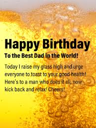 Birthday Wishes For Family Man Beer Mug Happy Birthday Card For Father Birthday Greeting Cards By Davia Happy Birthday Cards Message For Father Happy Birthday Wishes