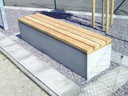 Somit ist die bank eine perfekte optische verbindung zwischen holz und beton! Moderne Parkbank Aus Echtem Beton Mit Holz Lattenrost Co33 Betonmobel