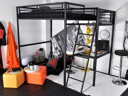 Lit Mezzanine Casual Ii Couchage 140x190cm Plateforme Bureau Coloris Anthracite Lit Mezzanine Lit Mezzanine Ado Chambre Ado Lit