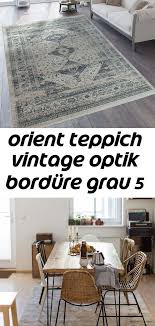 Orient Teppich Vintage Optik Bordure Grau 5 Home Decor Decor Home
