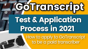 Maybe you would like to learn more about one of these? Gotranscript Test Transcription Job Application Process In 2021 How Difficult Is The Audio File Youtube