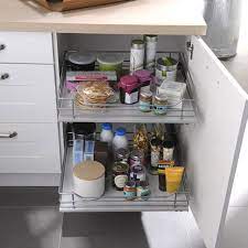 plateau coulissant 30 cm meuble cuisine amenagement tiroir cuisine meuble bas cuisine
