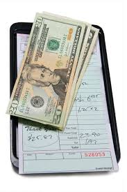 Restaurant Bill A Handwritten Restaurant Tab With Cash Payment Isolated On Whi Sponsored Handwritten Restaurant Bills Restaurant Personalized Items