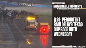 How long have you been (you/be) married? Nascar On Fox Memorable Moments Of The 2020 Nascar Season No 20 Persistent Rain Delays Texas Until Wednesday Facebook