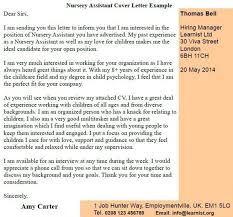 In a matter of minutes, youll have a flawless example of just how incredible you are as a potential hire. Nursery Assistant Cover Letter Example Learnist Org