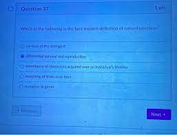 Solved Question 37 1 Pts Which Of The Following Is The Be Chegg Com