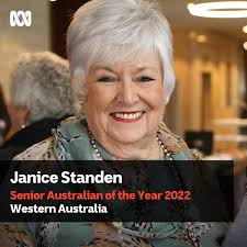 Congratulations to Janice Standen 🎖👏 Jan receives the 2022 WA Senior  Australian of the Year award for her role as president of Grandparents  Rearing Grandchildren WA (GRGWA). GRGWA is a volunteer-run charity