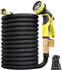 If you love gardening, you've probably wrestled with a garden hose before. Amazon Com Garden Hose 50ft Lightweight Expandable No Kink Water Hose With 9 Function Spray Nozzle Usa Standard Solid Brass Fittings With Double Latex Core And A Free Storage Bag Best For Outdoor